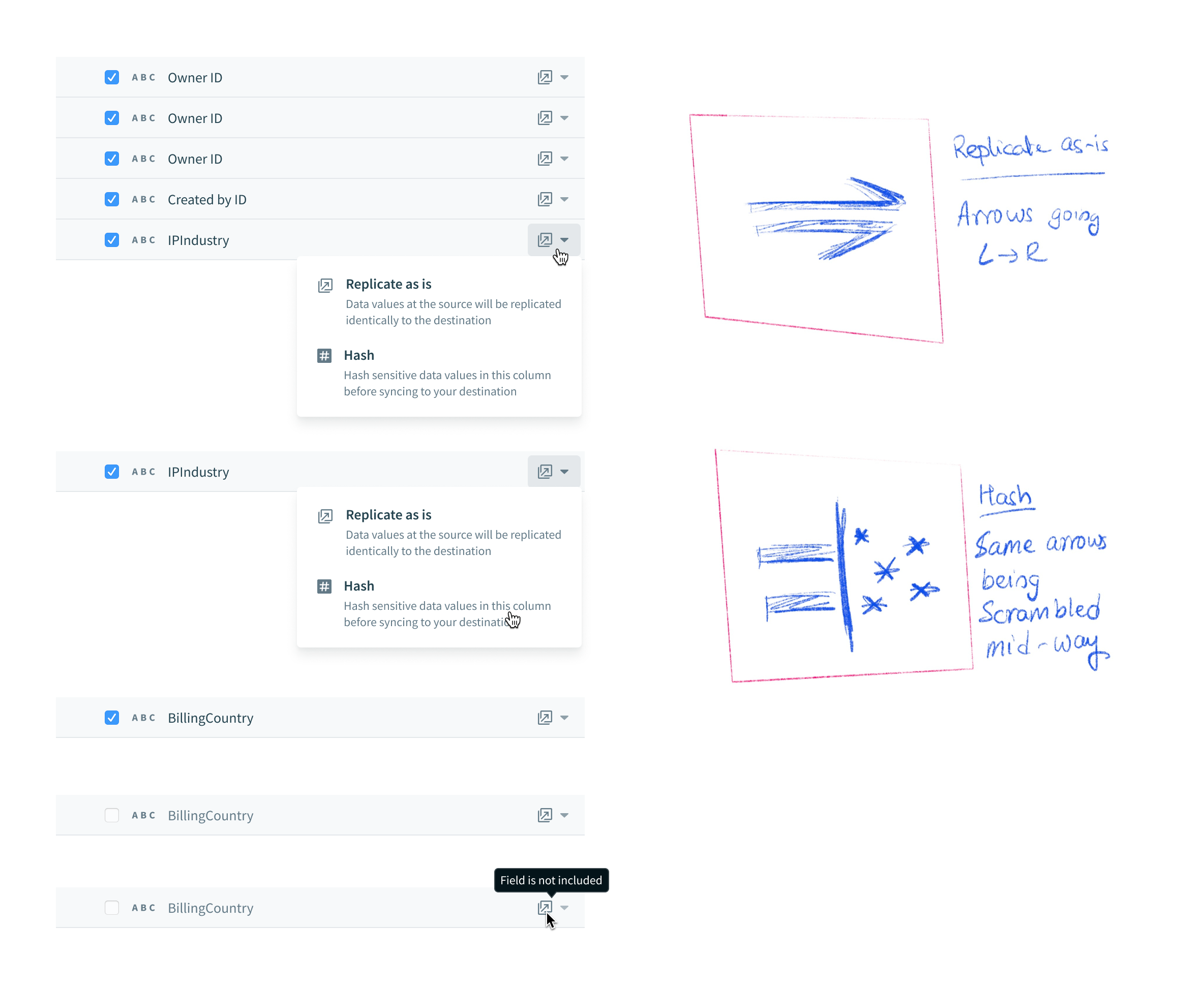 Hash icon explorations