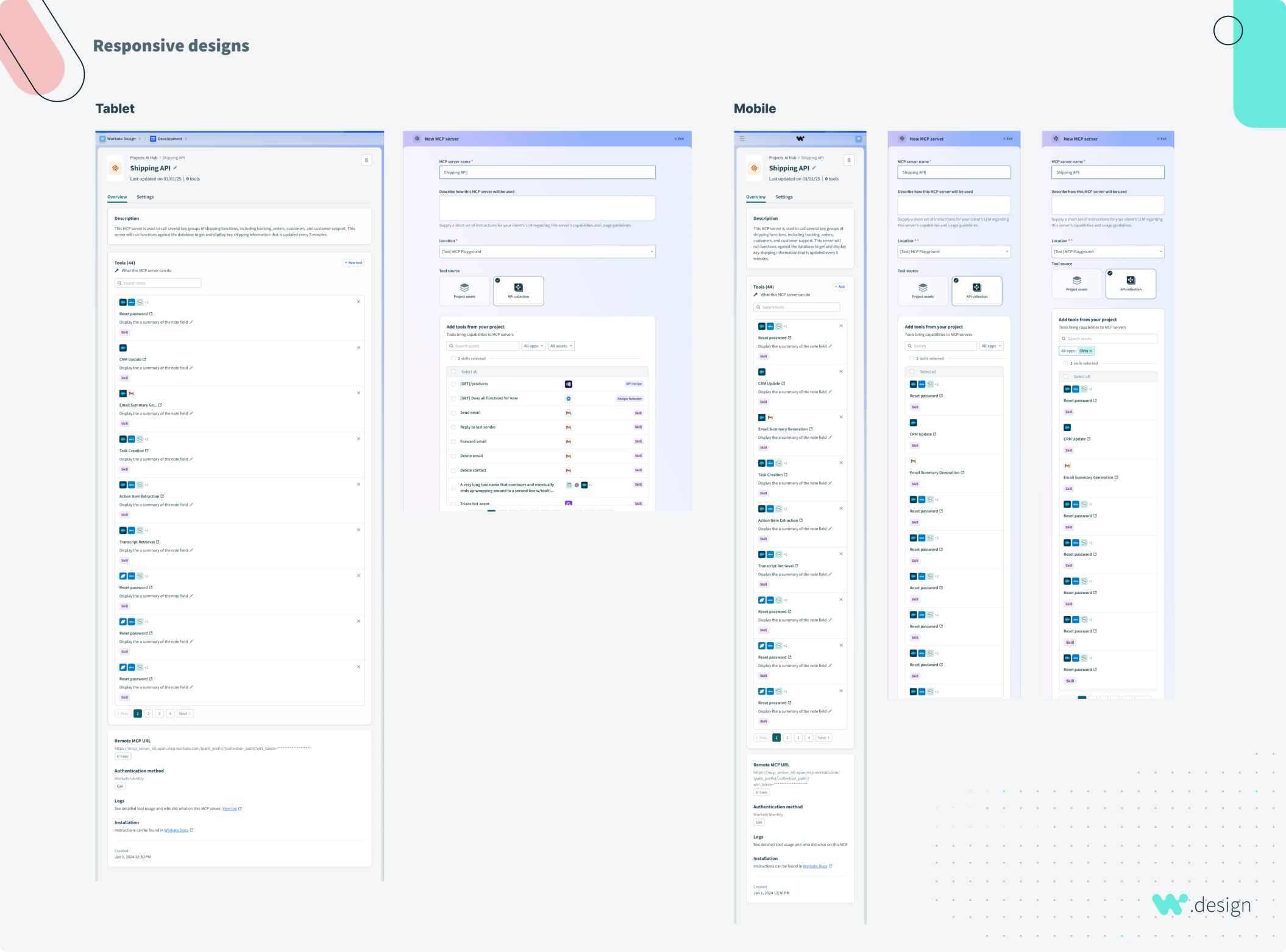 Responsive designs
